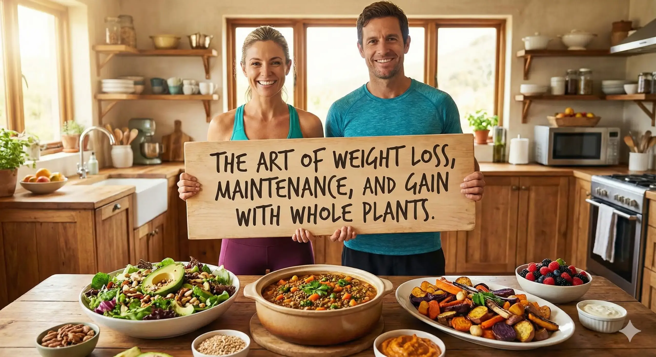 The Art of Weight Loss, Maintenance, and Gain with Whole Plants