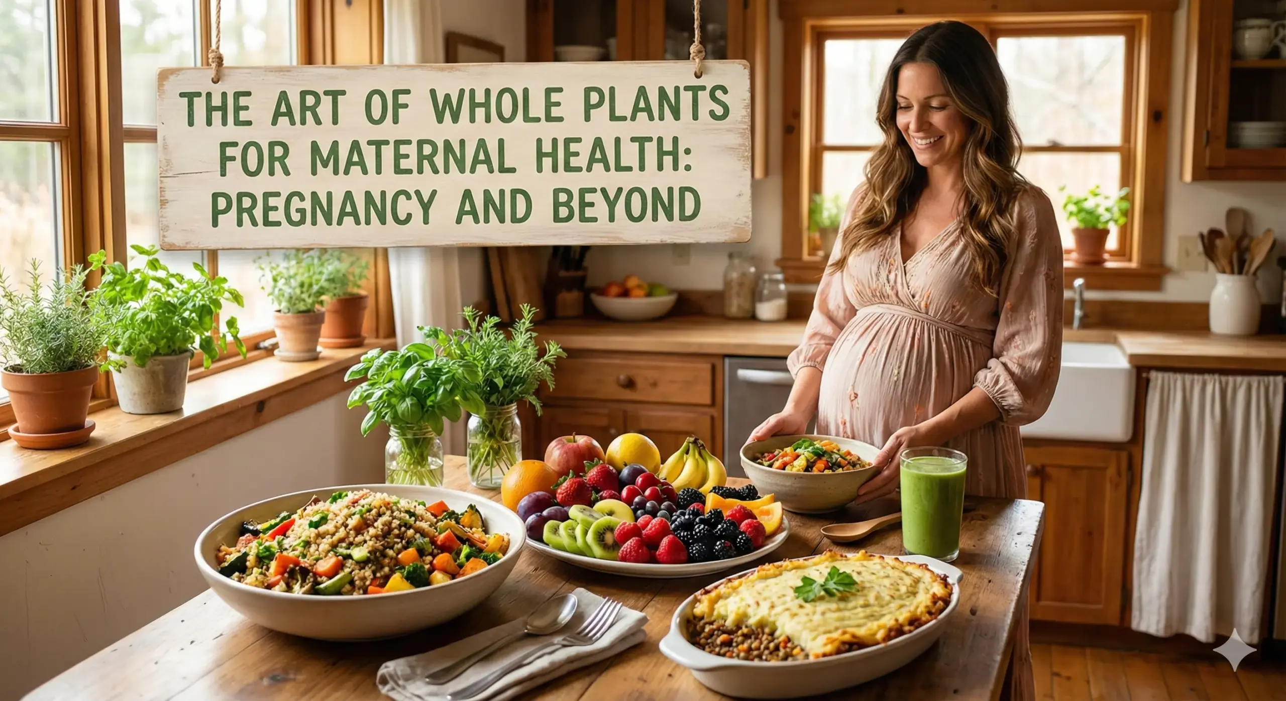 The Art of Whole Plants for Maternal Health: Pregnancy and Beyond