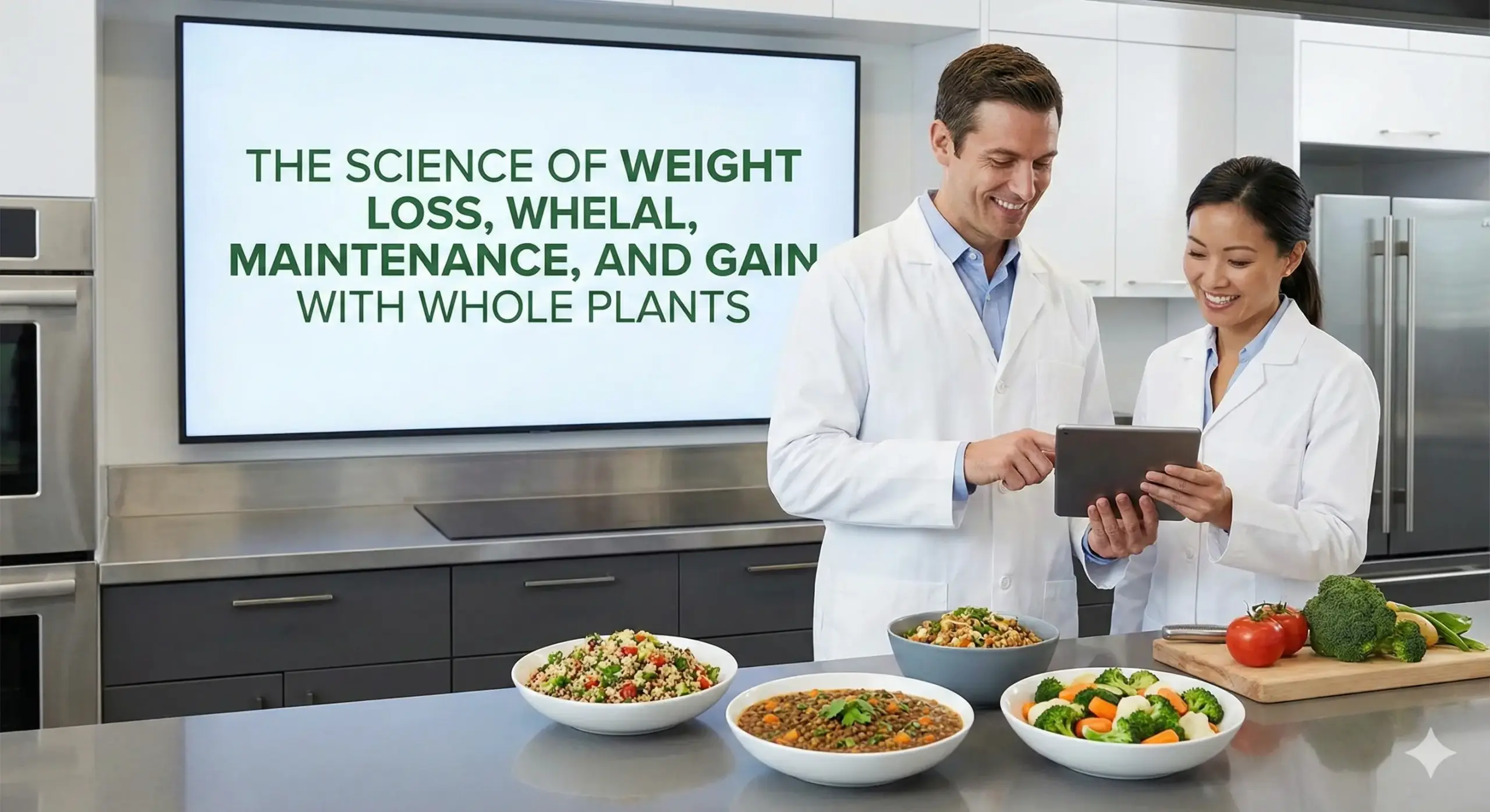 The Science of Weight Loss, Maintenance, and Gain with Whole Plants